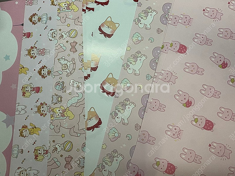 랩핑지 30종류( 약 180장)--1