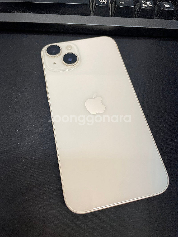 아이폰14 화이트 128GB 배터리87% 상태좋은 중고...--1
