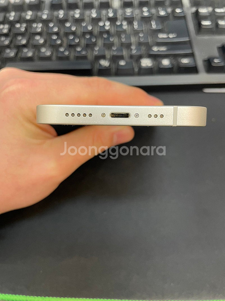 아이폰14 화이트 128GB 배터리87% 상태좋은 중고...--5