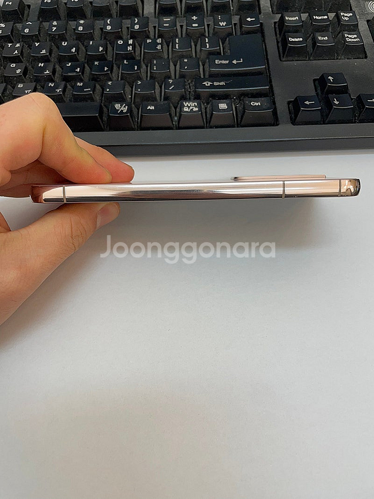 갤럭시S22 핑크골드 256GB 무잔상 상태좋은 중고3...--6