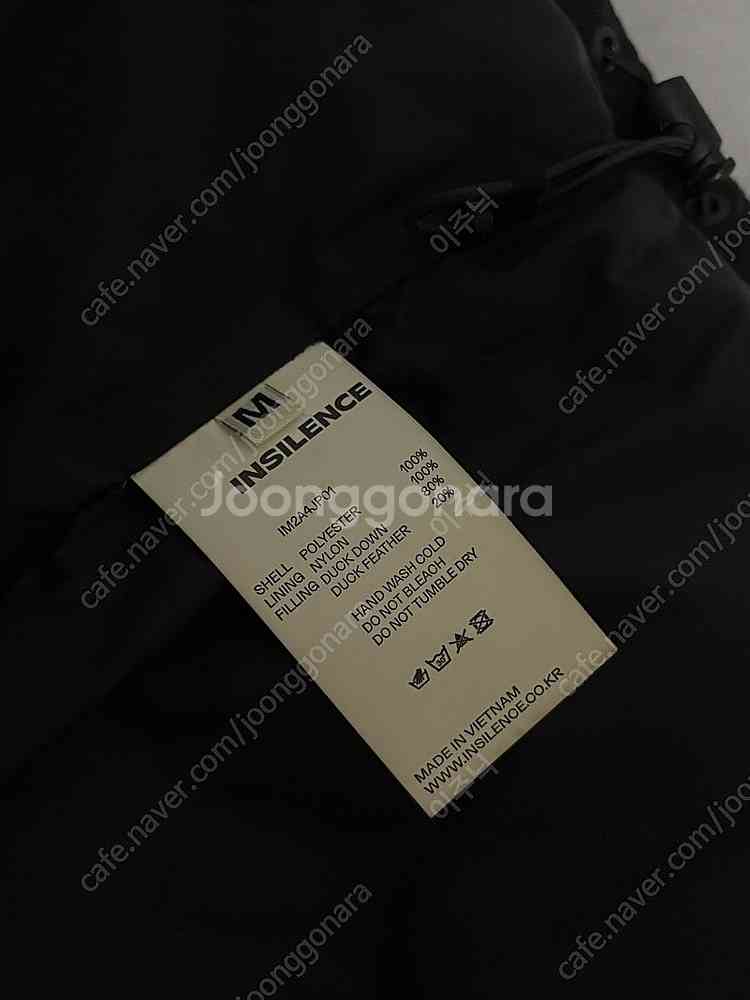 인사일런스 숏패딩 (M)--4