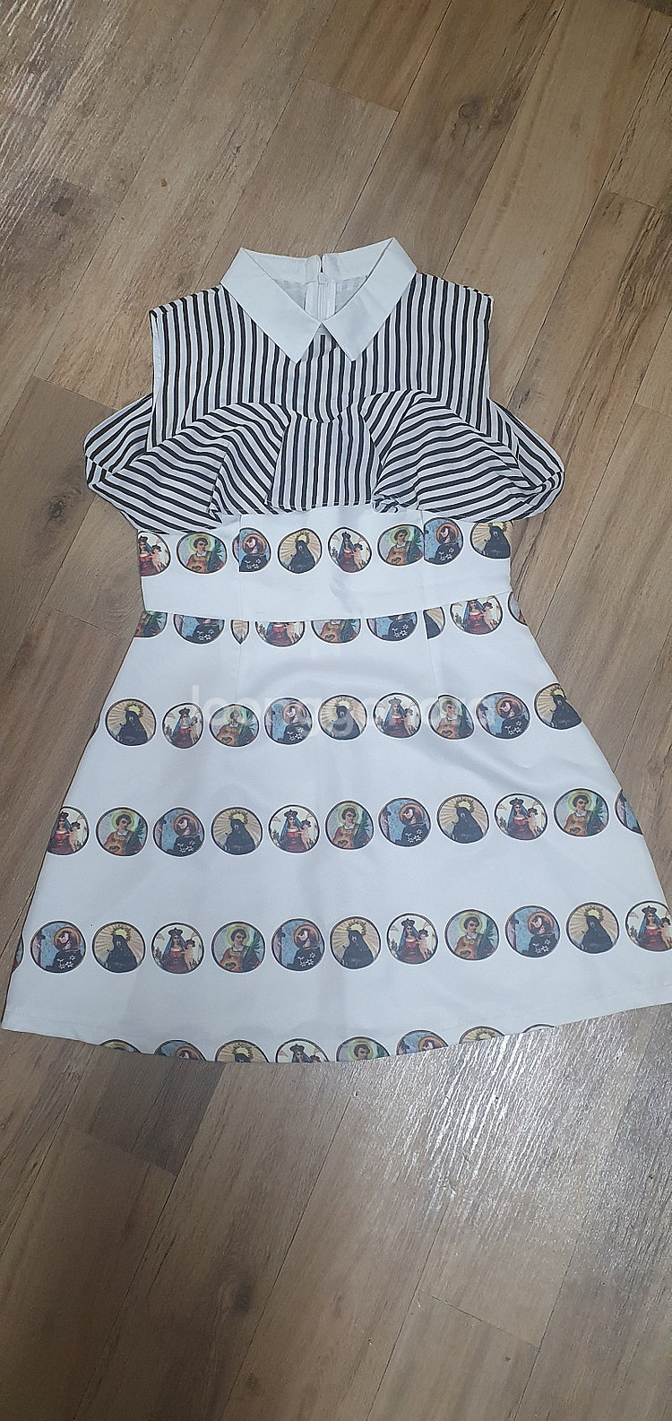 수입원피스 5900원 /스트라이프 원피스/ 데이트룩/소개팅룩(사이즈 M)--2