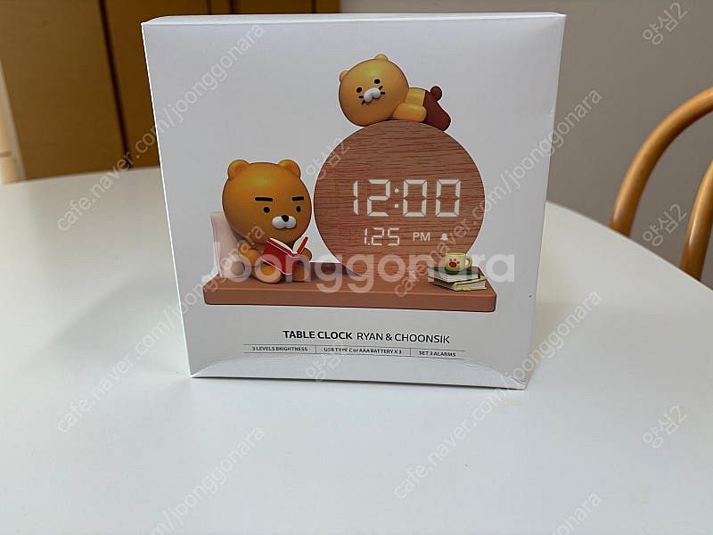 카카오프렌즈 춘식이 탁상시계 (미사용)--0