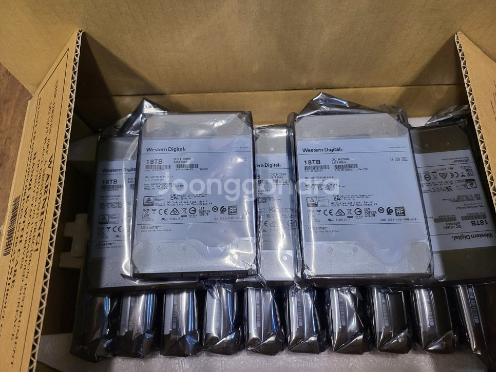 [판매] 미개봉) WD 18TB 18테라 HC550 S...--1