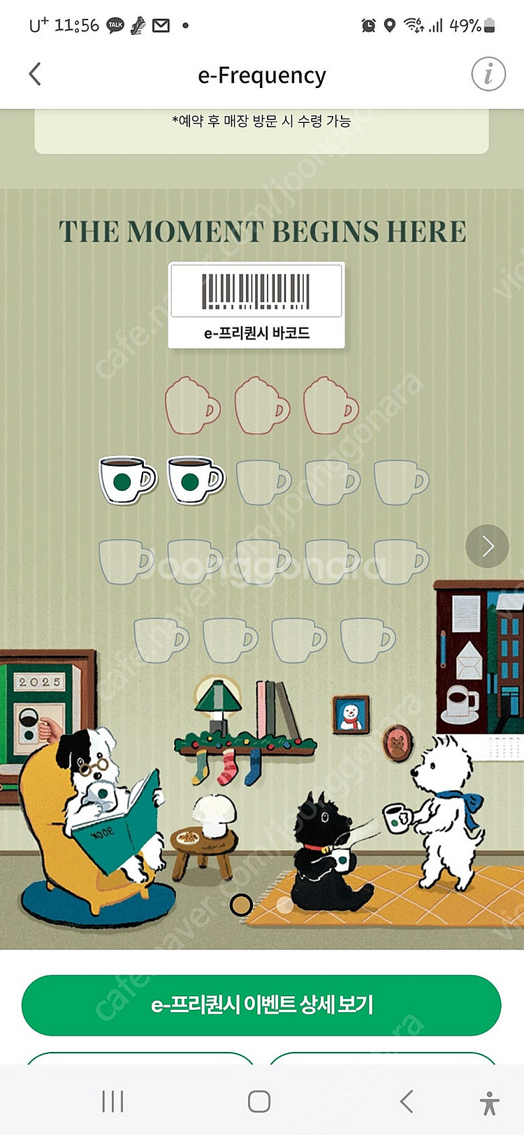 스타벅스 프리퀀시 하양2개--0