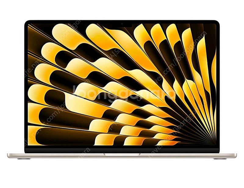 맥북에어 m3 15인치 GPU 10코어 8GB램--0