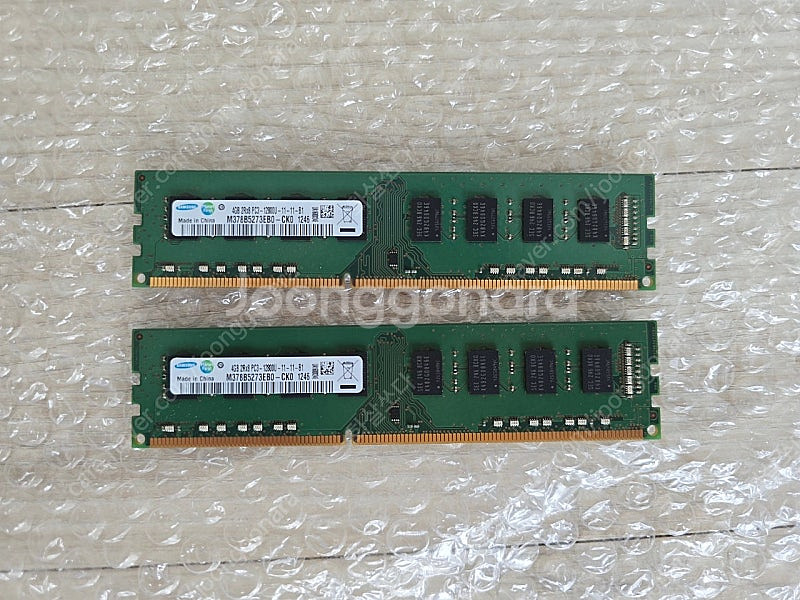 메모리 RAM 4Gb PC3 12800U--0