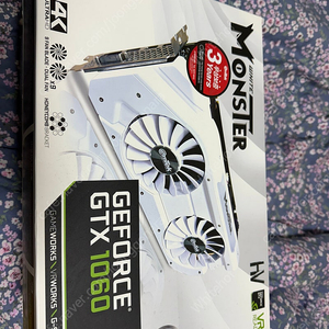 gtx1060 6g 이엠텍 화이트몬스터 팝니다