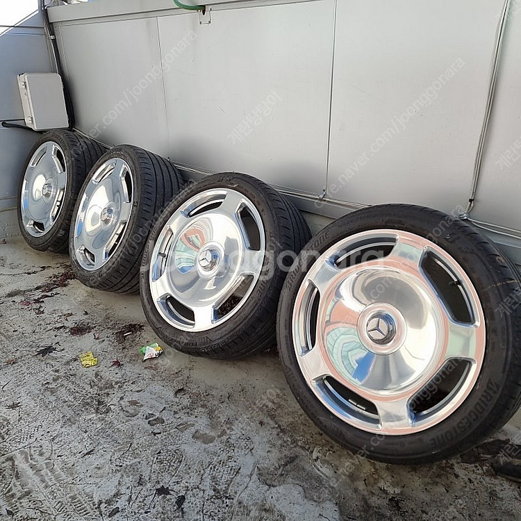 W223 마이바흐 s580 정품 떡판 휠 + 타이어 4...--0