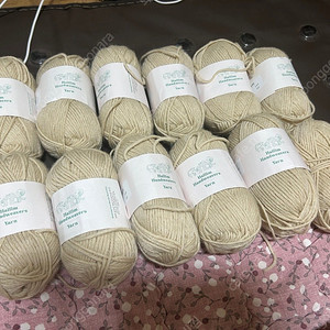 한림수직 뜨개실 50g 베이지 12볼