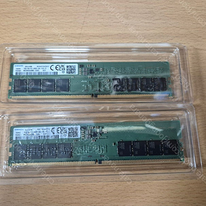 삼성 ddr5 4800 16gb 두개 택포 9만원 판매합니다.