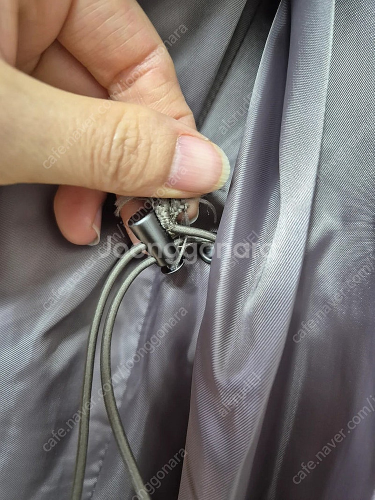 ~르꼬르망 다운 벨티드 후드 롱패딩(프리)~--3