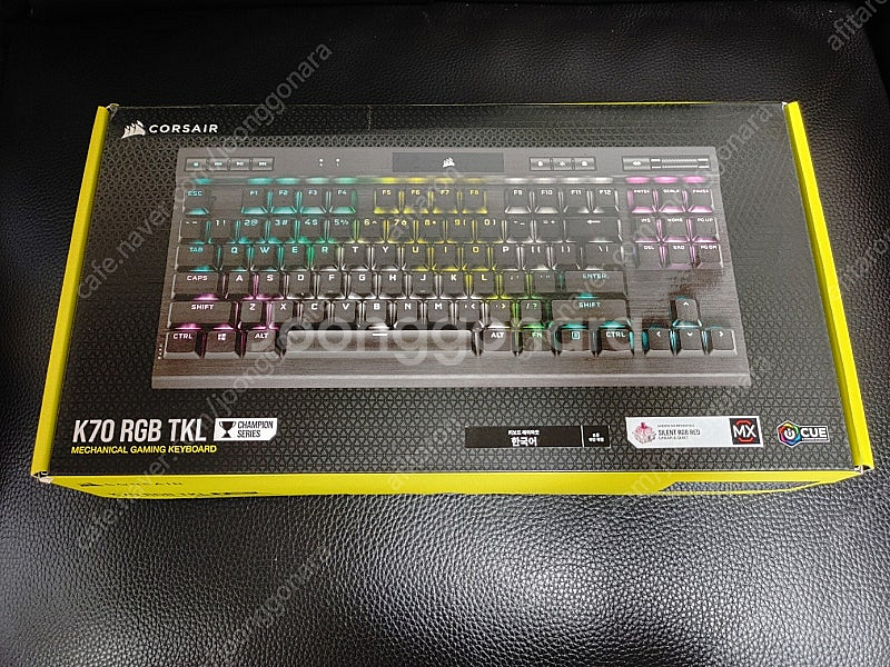커세어 K70 RGB TKL 저소음적축 팝니다--3