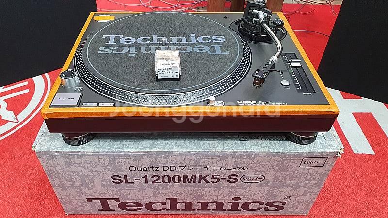 테크닉스SL-1200MK5턴테이블/블랙/슈어M-44-7...--0
