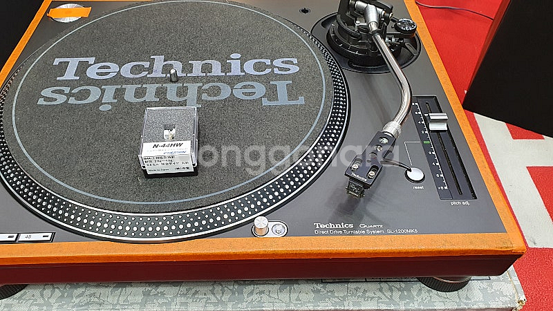 테크닉스SL-1200MK5턴테이블/블랙/슈어M-44-7...--2