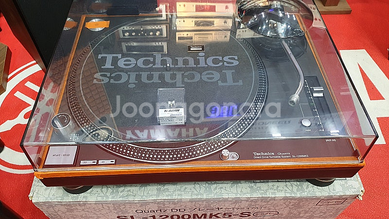 테크닉스SL-1200MK5턴테이블/블랙/슈어M-44-7...--7