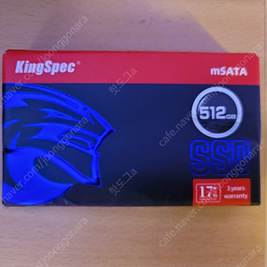 킹스펙 mSATA SSD 512GB 미사용 새제품 판매합니다