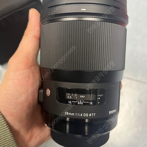 [판매] SIGMA ART 시그마 아트 28mm F1.4 DG HSM SA 마운트