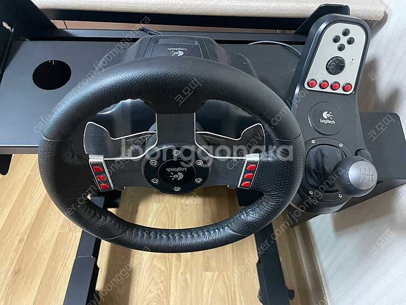 로지텍 Logitech G27 + 페인 PEIN 거치대...--1
