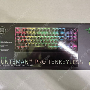 RAZER HUNTSMAN V3 PRO TENKEYLESS 키보드 미개봉 팝니다.