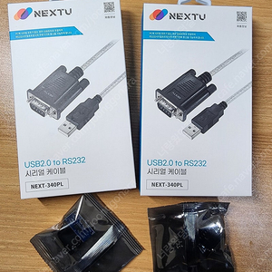 NEXT-340PL USB to RS232 시리얼 통신 케이블, MAX3232 RS232 TO TTL 모듈 2쌍 판매합니다.