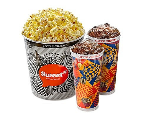 오늘까지인 롯데시네마 콤보 , cgv 팝콘 탄산 할인쿠...--0