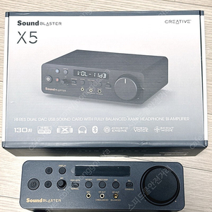 (박스풀셋 S급) 정발 크리에이티브 사운드블라스터 X5 DAC 24만원