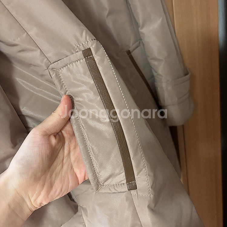 KEITH 키이스 경량 패딩 트렌치 코트점퍼 프라다원단 올드머니룩드뮤어룩--8