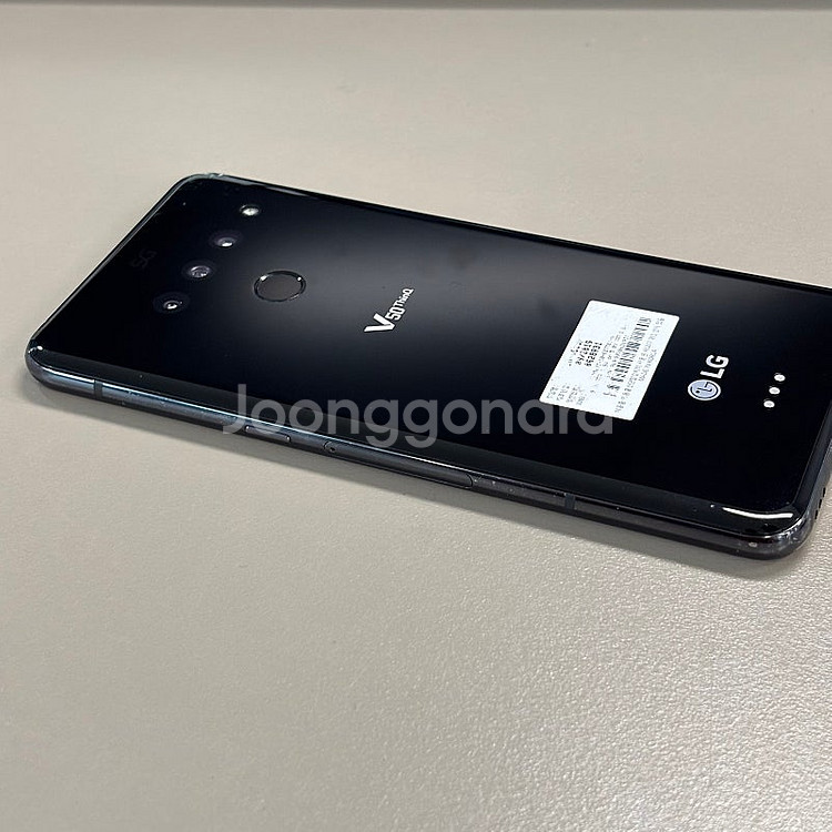 LG V50 블랙색상 128용량 무잔상 뒷판미세파손 서...--7