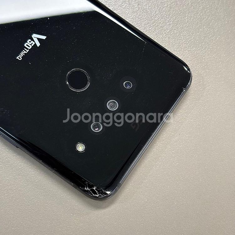 LG V50 블랙색상 128용량 무잔상 뒷판미세파손 서...--8