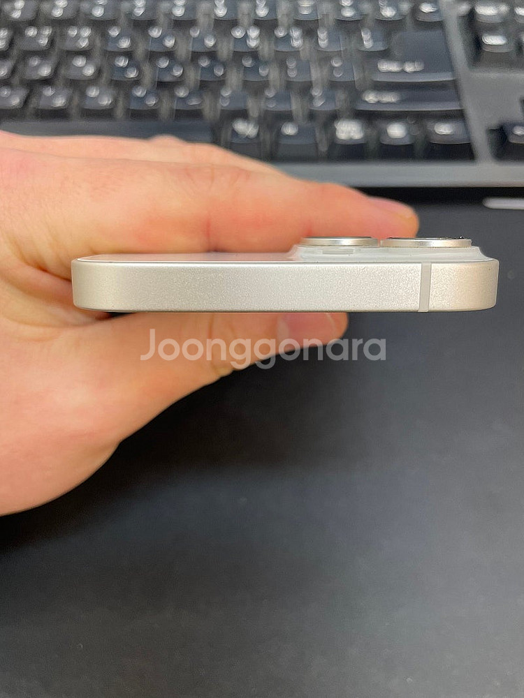 아이폰14 화이트 128GB 배터리87% 상태좋은 중고...--3