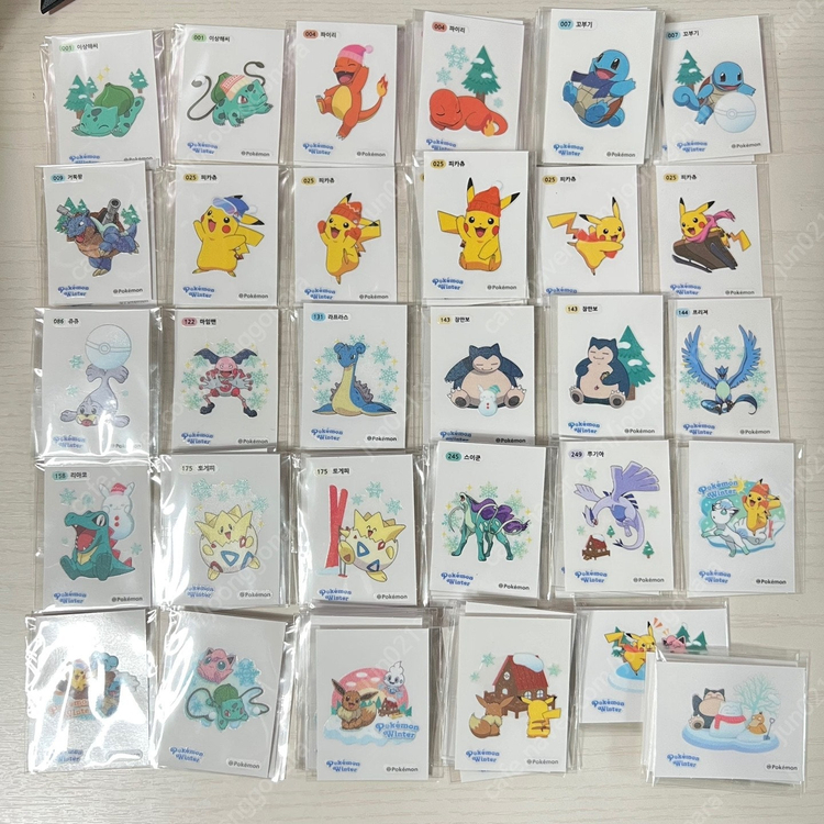 <전체보유>포켓몬 띠부띠부씰 판매 (1세대/2세대/4,9세대/뮤,뮤츠 4종/할로윈/호빵씰/러블리씰/시즌2) 이미지