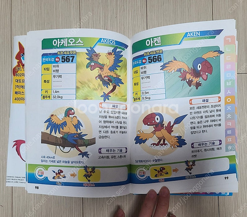 반깂택포)포켓몬 도감/포켓몬 썬앤문 전국 캐릭터대도감 ...--7