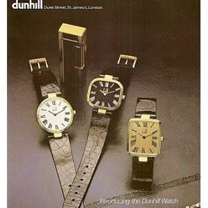 정품 던힐(Dunhill) 시계.. 925 스털링 실버 버메일