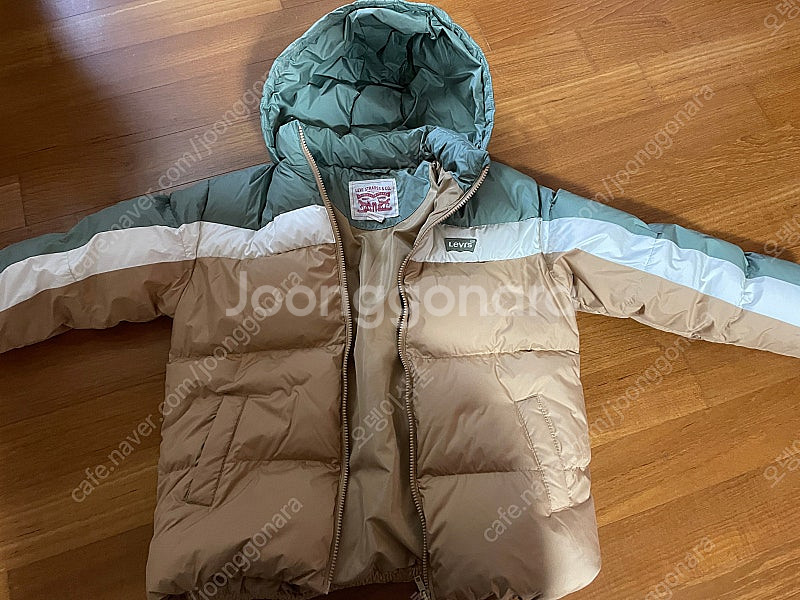 리바이스키즈 칼라블록다운 자켓 V224DM348 (베이...--0