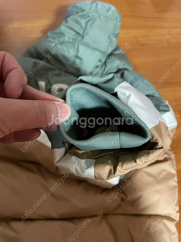리바이스키즈 칼라블록다운 자켓 V224DM348 (베이...--5