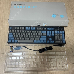 레오폴드 FC900RBT MX2A 그레이 블루 적축 키보드