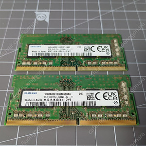 노트북용 램(SODIMM) 8G 2개 저렴하게 팝니다(삼성 DDR4 3200)