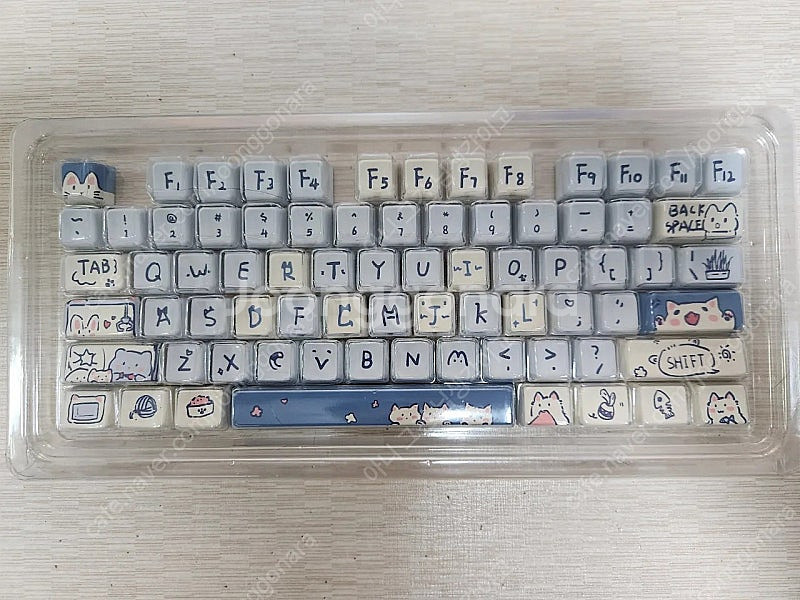 mda 프로필 염료승화 pbt 고양이 키캡--0