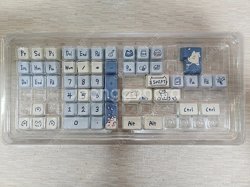mda 프로필 염료승화 pbt 고양이 키캡--1