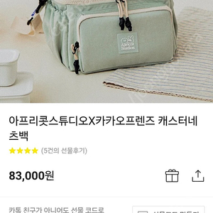 카카오프렌즈 캐스터네츠백 가방 미개봉 새상품