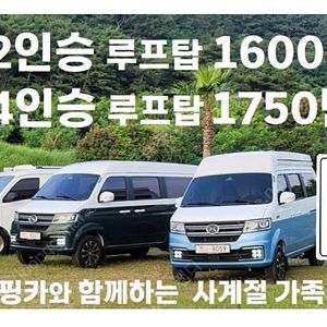 이티2인승 4인승 루프탑 캠핑카