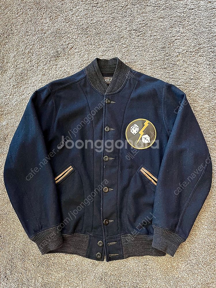 RRL 바시티 자켓 M 더블알엘--0