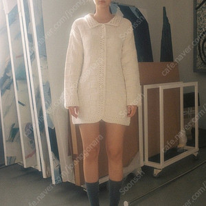 시눈 원피스 SQUARE KNIT HANDMADE DRESS