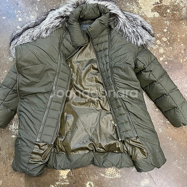 55) so wool 쏘울 덕다운 패딩 점퍼 자켓 리얼 사가 폭스퍼 자켓 시스템 오즈세컨 마인 데코--2