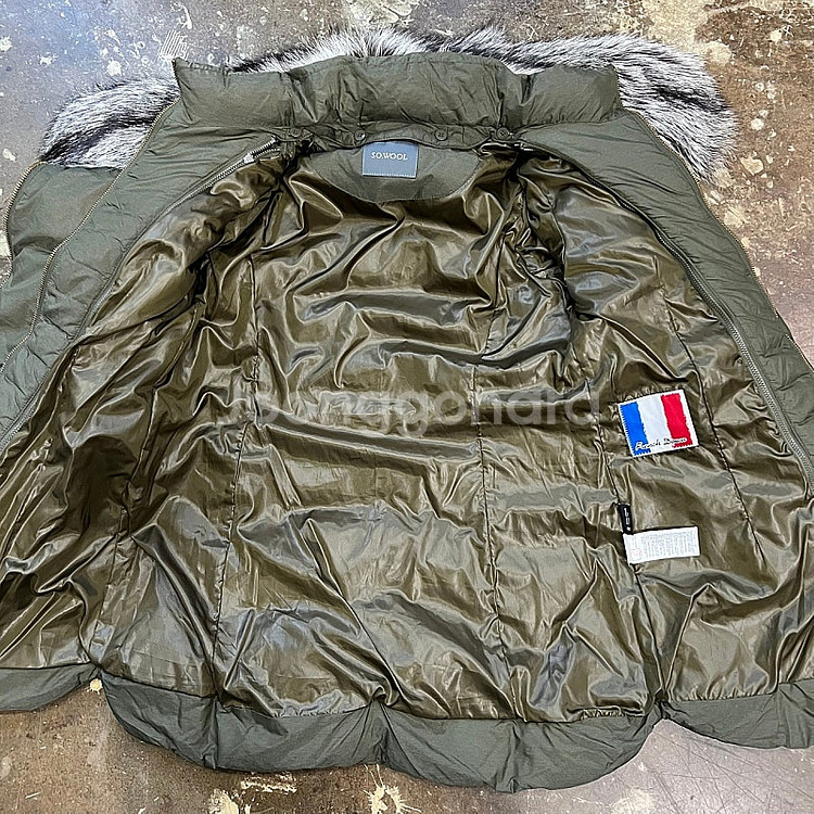 55) so wool 쏘울 덕다운 패딩 점퍼 자켓 리얼 사가 폭스퍼 자켓 시스템 오즈세컨 마인 데코--3