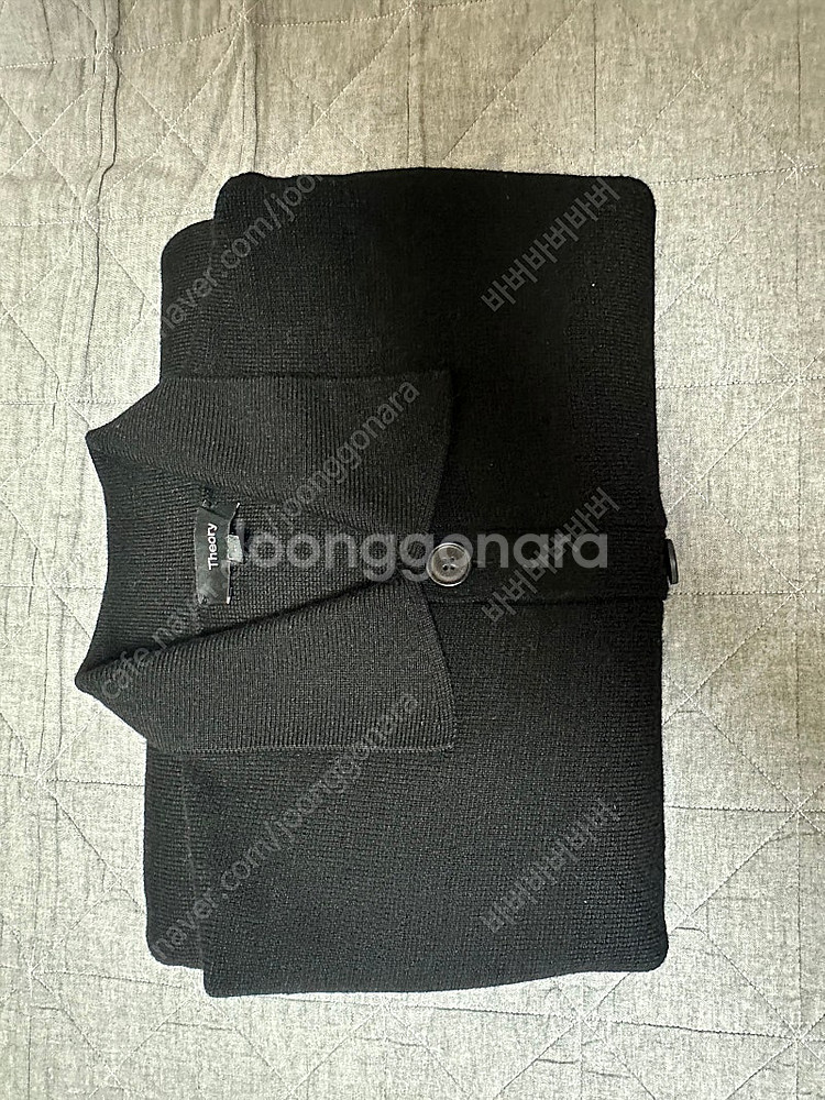 띠어리 카메룬 가디건 블랙 M--0