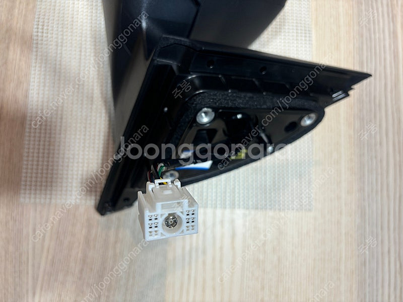 투싼24년식NX4 운전석아웃사이드 미러 판매 검정색 어...--2