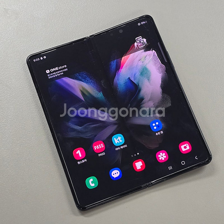 갤럭시 Z폴드3 그린 256기가 기능정상 상태좋은 가성...--4