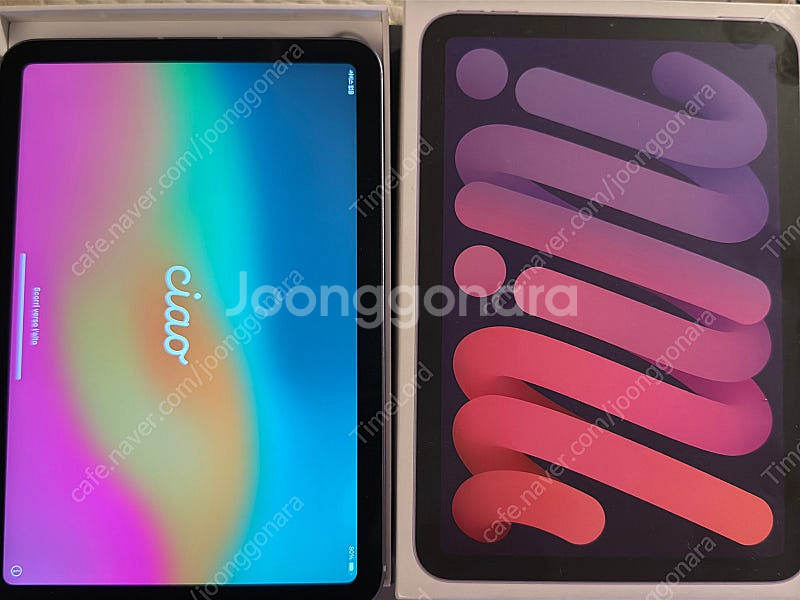 아이패드 미니6 셀룰러 64GB 리퍼 후 미사용--0